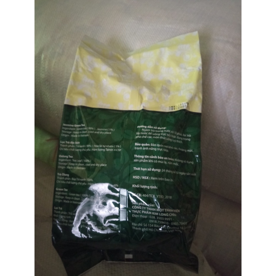 TRÀ TEA  EASYLIFE LỤC TRÀ ĐẶC BIỆT 1KG KIM LONG CHÂU FOOD NGUYÊN LIÊU PHA CHẾ TRÀ SỮA TRÀ CHANH