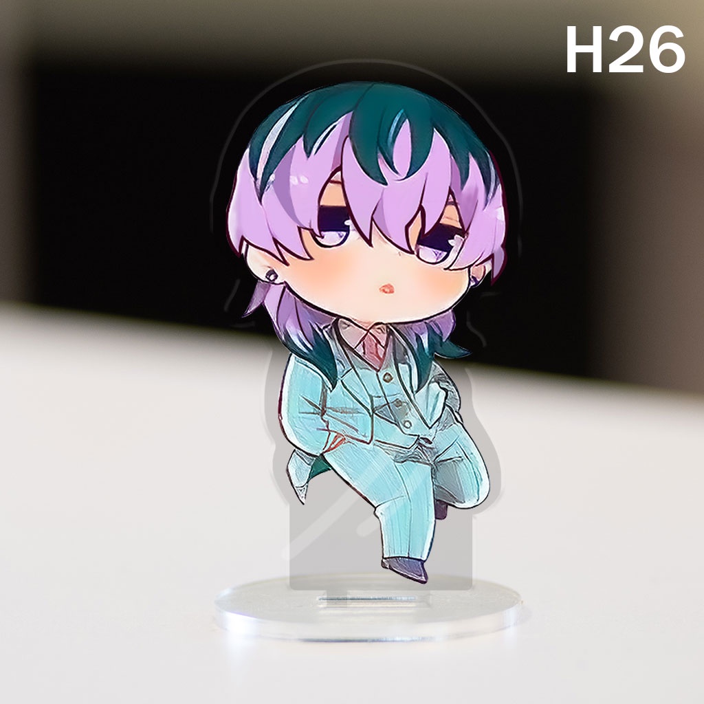 Mô hình đứng standee bằng arcrylic anime Tokyo Revengers nhân vật Mikey Draken decor góc học tập để bàn làm việc cao 8cm