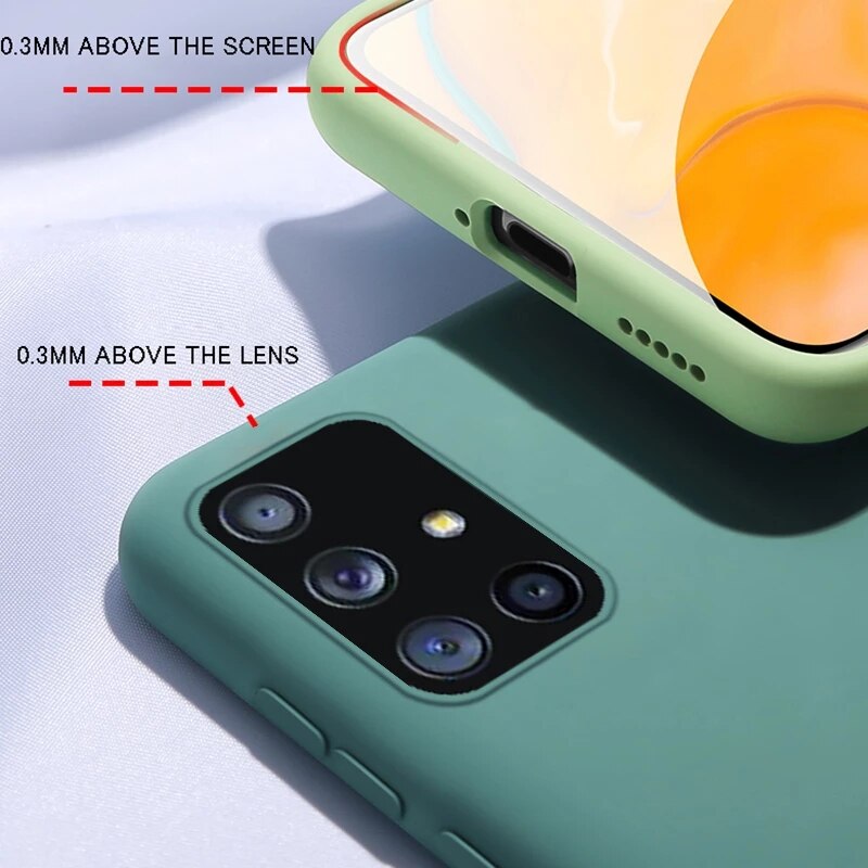 Ốp điện thoại mặt nhám cho Samsung Galaxy M31 M51 A11 A21s A31 A51 A71