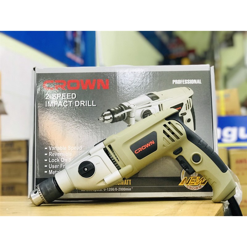 Máy khoan CROWN CT10068  bê tông