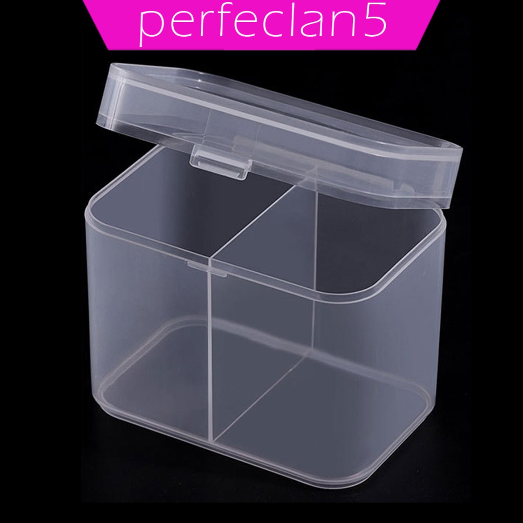 [Hàng mới về] Hộp đựng bông tẩy trang và khăn lau móng tay gồm 2 ngăn tiện dụng perfeclan5 | BigBuy360 - bigbuy360.vn