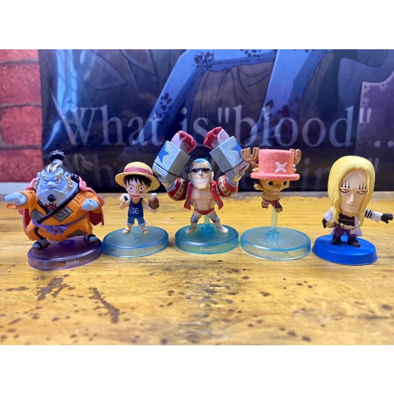 Mô Hình One Piece Chính Hãng - Jinbei, Luffy 7 tuổi, NW Franky, Chopper, Hawkins