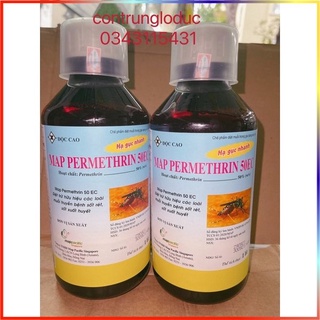 Sản phẩm thuốc diêt muỗi Permethrin 50EC - công nghệ Anh Quốc Chai 1 lít