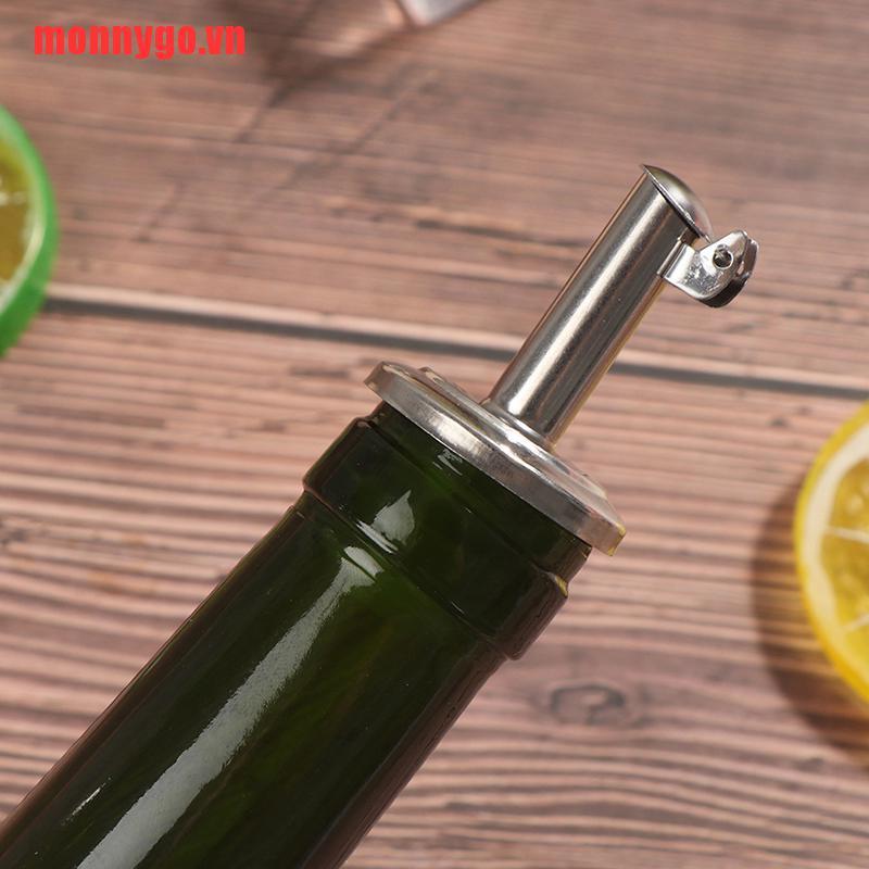 [monnygo]Stainless Steel Cap Wine Pourer Red Wine Pourers Bottle Stopper Pl