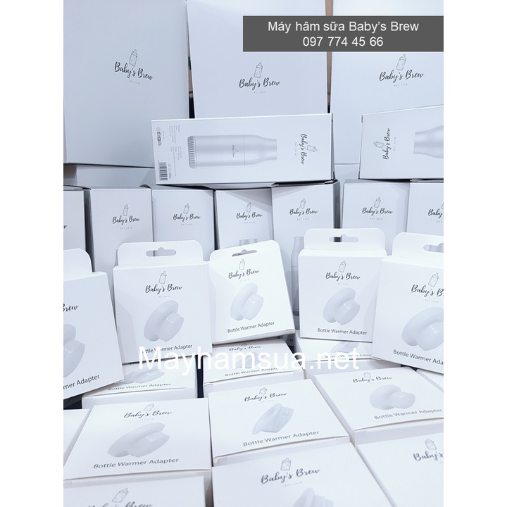 Cổ nối cho bình sữa Dr. Brown cổ hẹp, Medela, Nanobébé, Life Factory, Parents Choice cho máy hâm sữa Baby's Brew