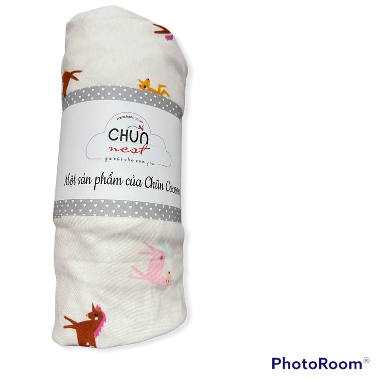 Chính Hãng Ga Chun Bọc Nệm Cũi CoCoon Cho Bé ( Chất liệu cotton thấm hút mồ hôi)