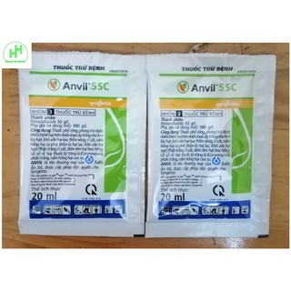 ComBo 2 Gói x 20ml, Sản Phần Trừ Bệnh ANVIL 5SC, Phòng Trừ Được Nhiều Bệnh Hại, Trên Nhiều Loại Cây