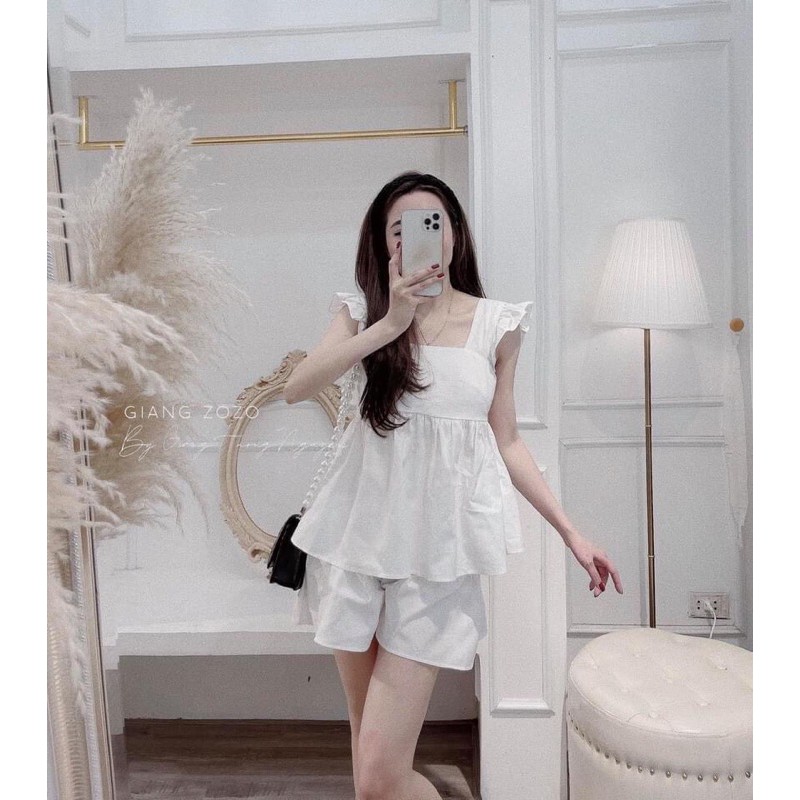 Bộ đũi cánh tiên babbydoll 2 màu | BigBuy360 - bigbuy360.vn