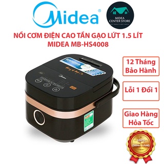 [Chính hãng] Nồi cơm điện đa năng cao tần nấu gạo lứt Midea 1.5lít MB-HS4008, lỗi 1 đổi 1, bảo hành 12 tháng toàn quốc