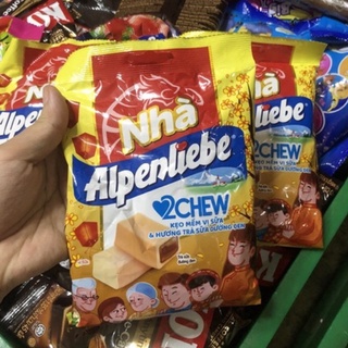 Kẹo Trà Sữa và Vị Sữa Chew Alpenlibe