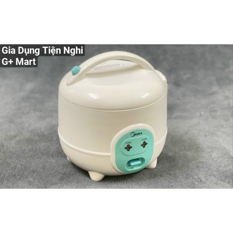 Nồi Cơm Điện Mini Cao Cấp Lòng Dày MIDEA MR-CM06SB 400W 0,6L Bảo hành 12 tháng - Giadungtiennghigmart