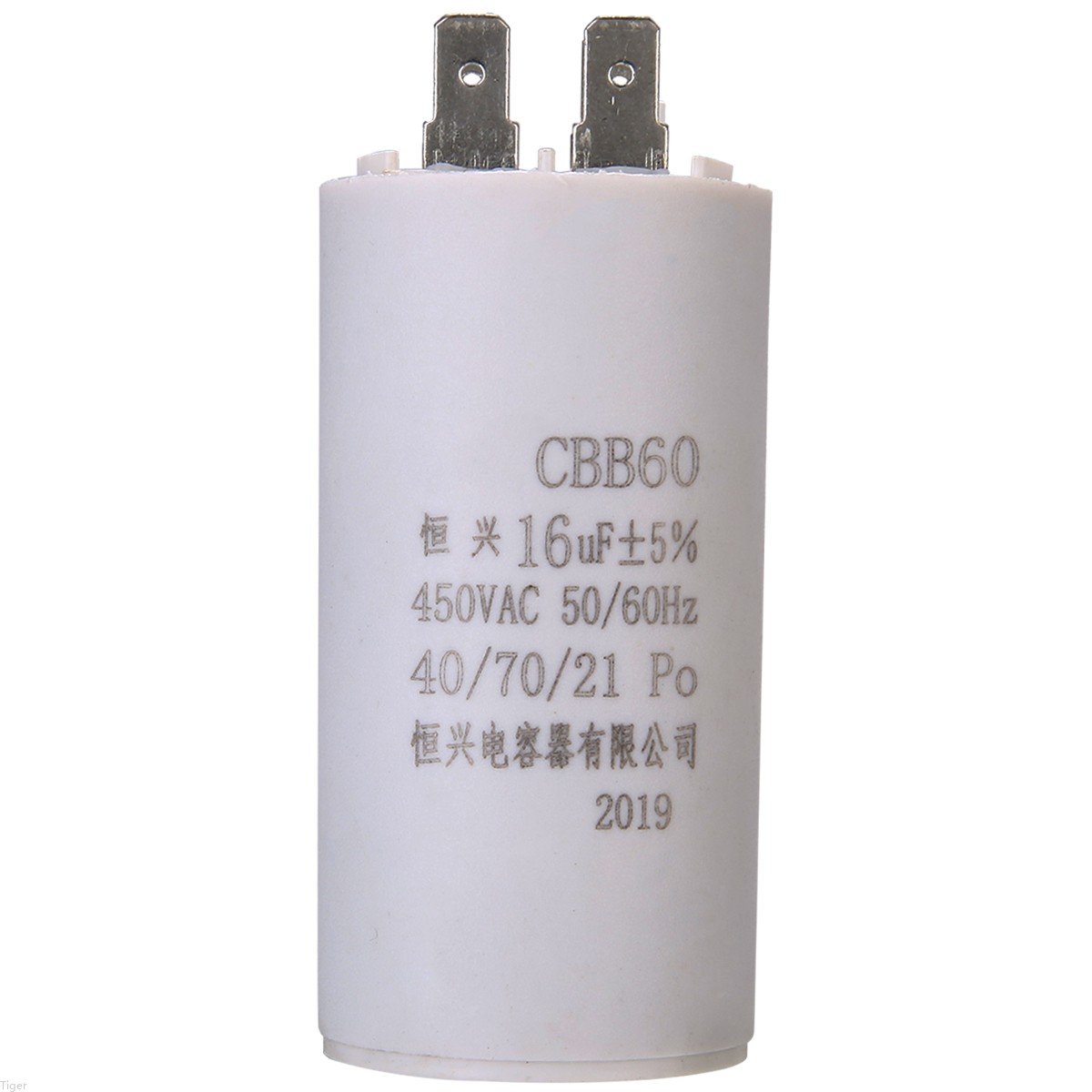 1 Tụ Điện Mới Cho Động Cơ Xe Mô Tô / Mô Tơ 16 Microf 450v 50 / 60 Hz Cbb60