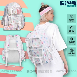 Balo Degrey Hoạ Tiết Chữ | Balo Thời Trang Unisex Chuẩn Cao Cấp ( Tặng Stickers + Giấy Thơm)
