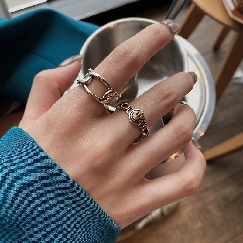 [Mã FAMARAL2 giảm 10K đơn 50K]Nhẫn bạc nữ TOBI SILVER nhiều kiểu dáng cá tính N68