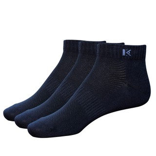 Tất nam cổ ngắn thể thao thời trang DonaKein - Combo 3 đôi chất liệu Cotton