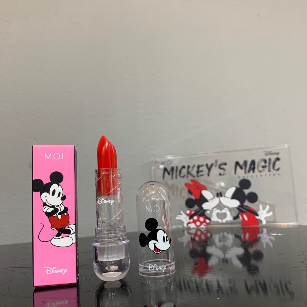 SON DƯỠNG MICKEY MAGIC LIPS M.O.I HỒ NGỌC HÀ , SON DƯỠNG CÓ 3 MÀU , DƯỠNG MỀM MÔI , CẤP ẨM