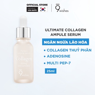 Tinh Chất Ngăn Ngừa Lão Hóa 9 Wishes Ultimate Collagen Ampule Serum 25ml