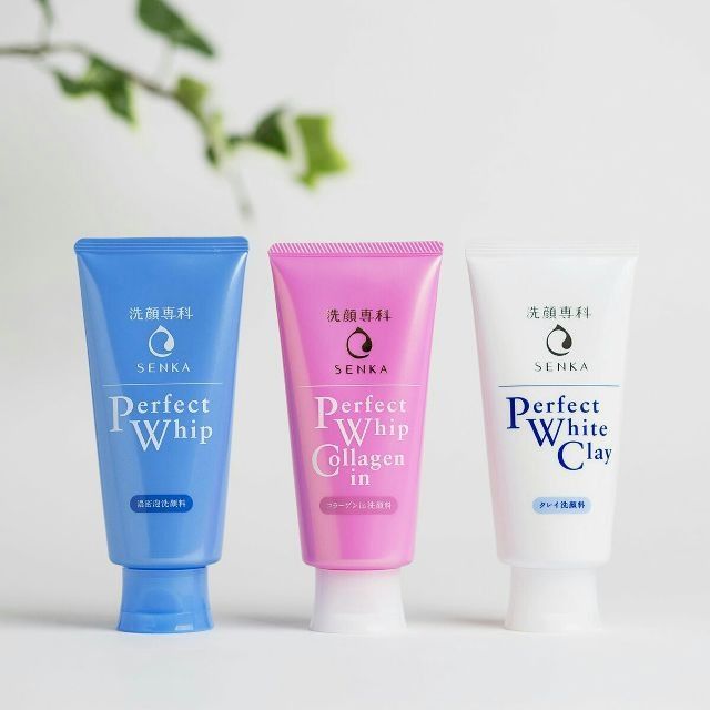 Sữa rửa mặt Shiseido Senka Perfect Whip/ Double Wash/ All Clear Double W/ White Clay