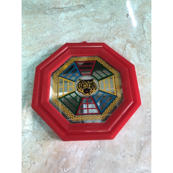 Gương bát quái nhựa âm dương và bát quái con cọp bát quái phong thuỷ