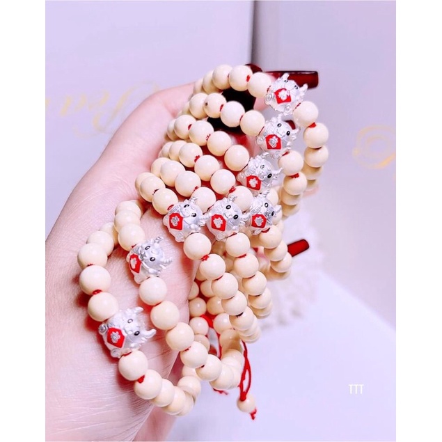 VÒNG DÂU TẰM MIX TRÂU BẠC NGỘ NGHĨNH ❤️ LẮC ĐỦ SIZE TO NHỎ