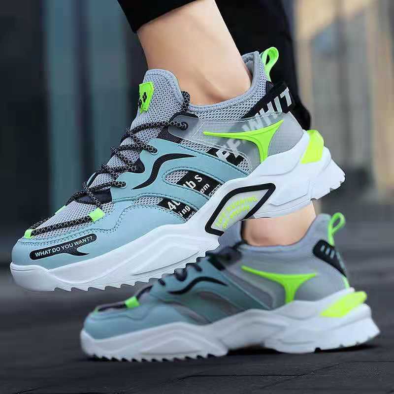 Giày Sneaker Nam OEF Dây Viền Đế Cao Su Non Vải Thoáng Khí