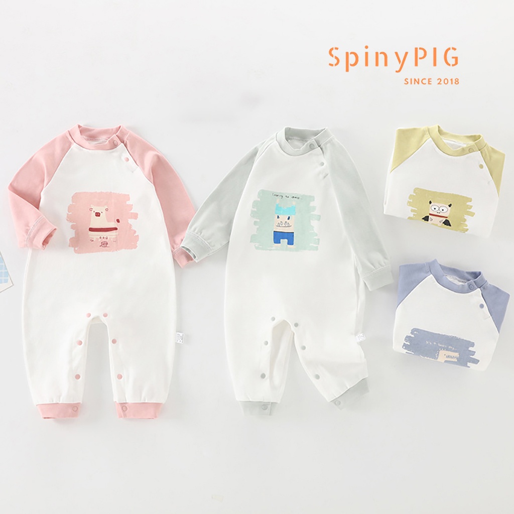Bộ body cho bé 0-2 tuổi cotton dành cho mùa thu đông nhiều màu cho bé trai bé gái
