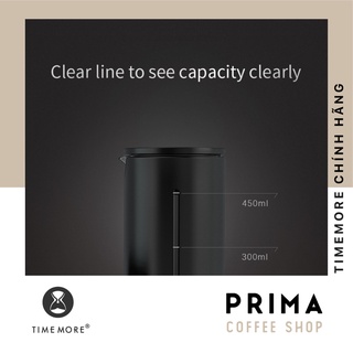 Bình pha cà phê kiểu Pháp French Press Timemore 450ml