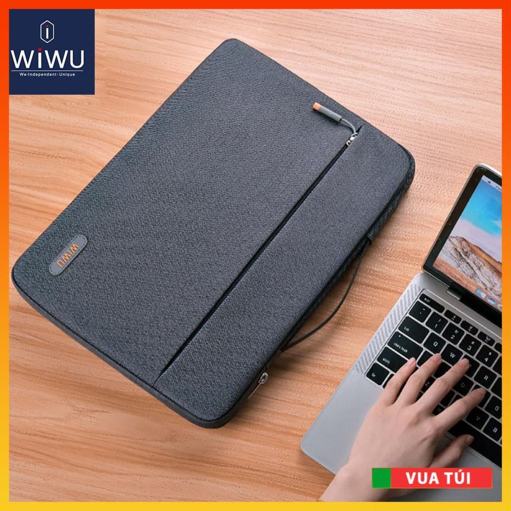 [Ảnh Thật + Video] Túi Chống Sốc Laptop, Macbook 13/14/15.6 inch - WiWU Pilot Sleeve - Có Quai Xách