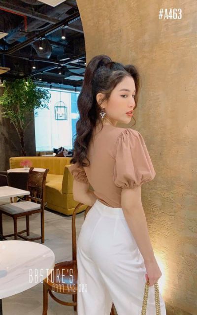 Áo croptop tay phồng | BigBuy360 - bigbuy360.vn