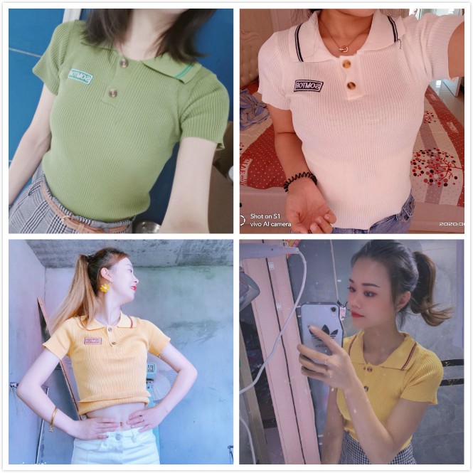 Áo thun nữ tay ngắn thời trang mùa hè cổ điển cho nữ