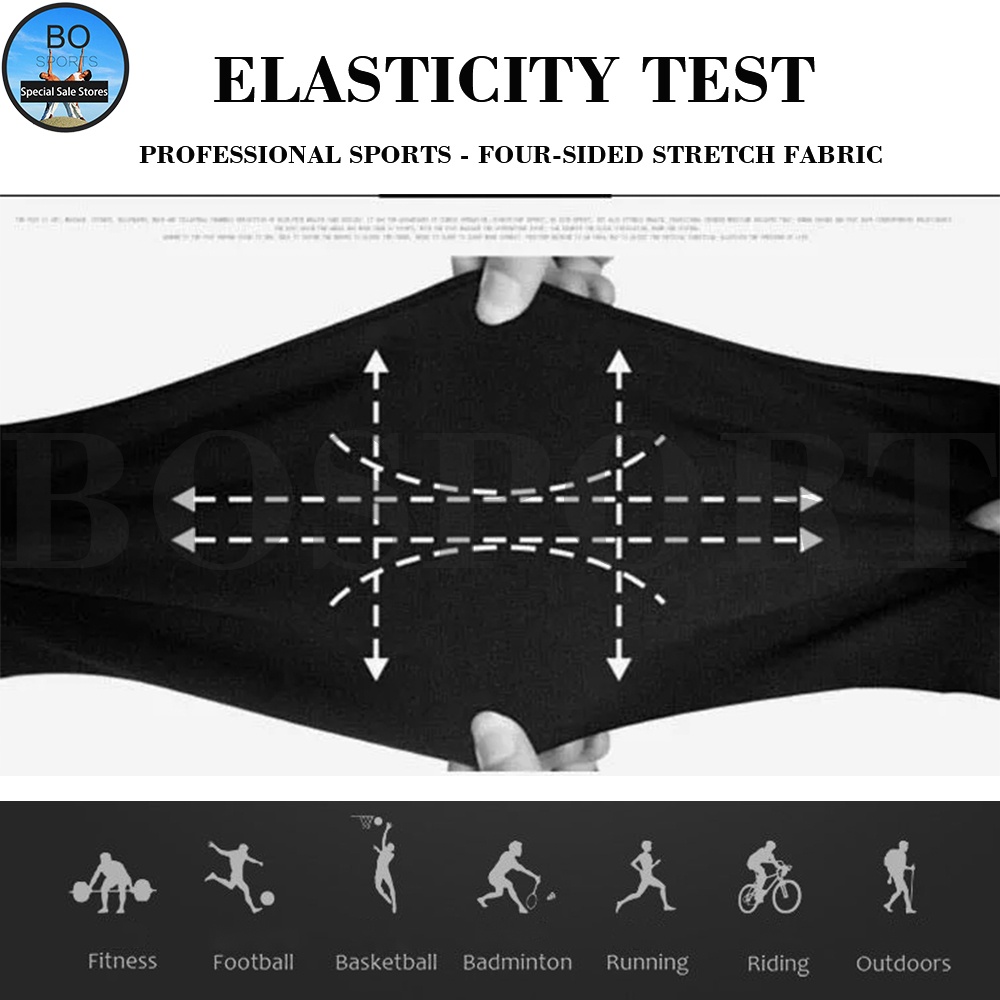 BOSPORT 40-100KG QUẦN GIỮ NHIỆT COMBAT PRO LEGGING NAM DÁNG LỬNG MÀU ĐEN