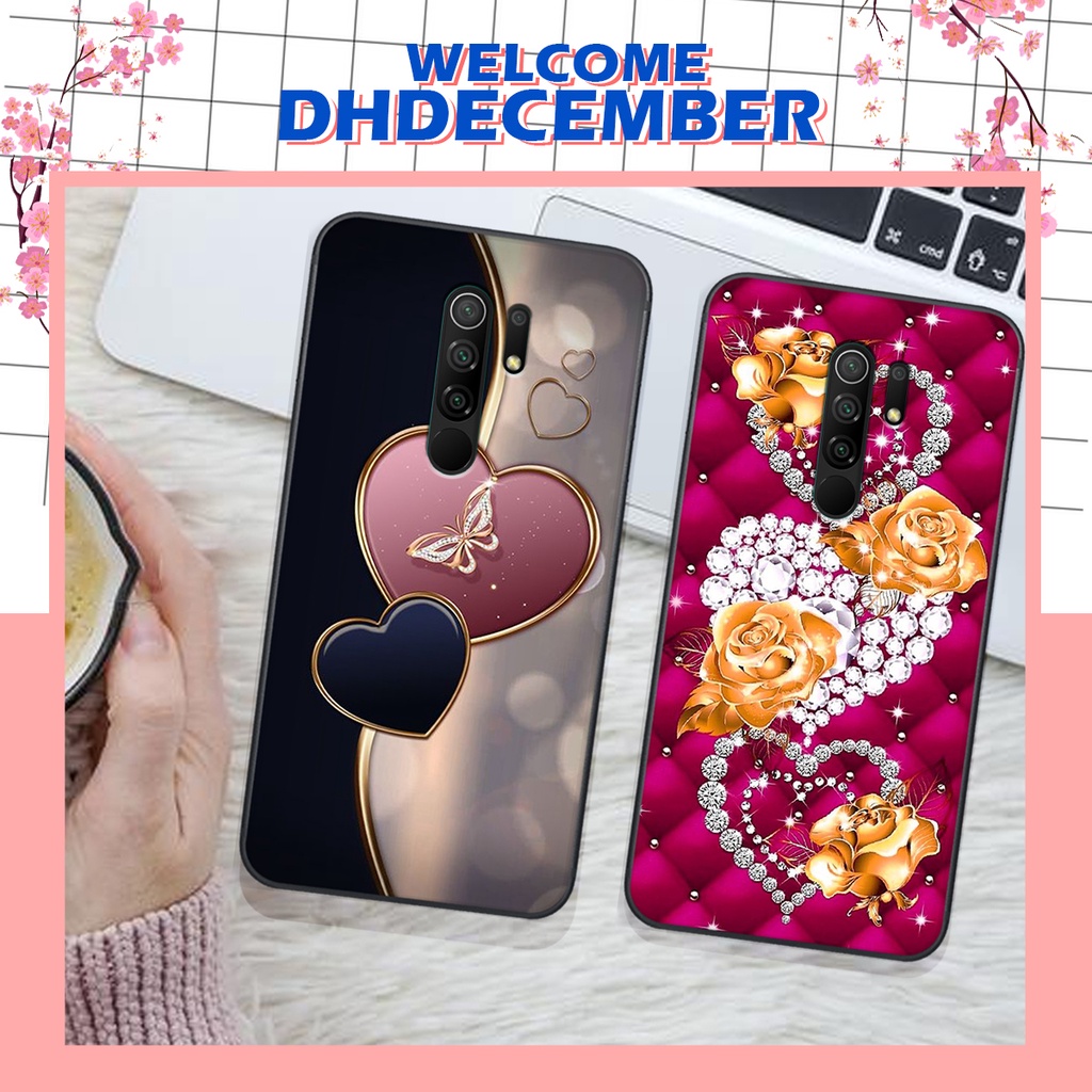 Ốp lưng Xiaomi REDMI 9 in hình hoa tinh tế , mới mẻ DH DECEMBER