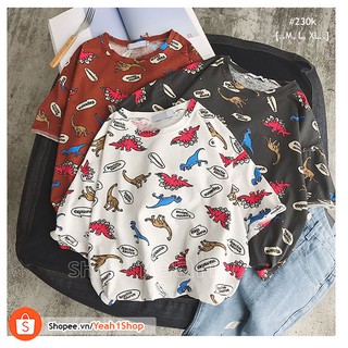 [Yeah1Shop]- Áo thun khủng long
