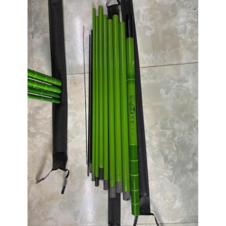 Cần Câu Tay Trúc Xanh 3h đánh cảm giác siêu dẻo