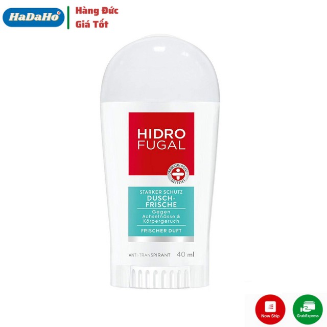 Xịt khử mùi Hidro Fugal 75ml  - Sáp khử mùi Hidro Fugal hiệu quả 96h - Hàng Đức