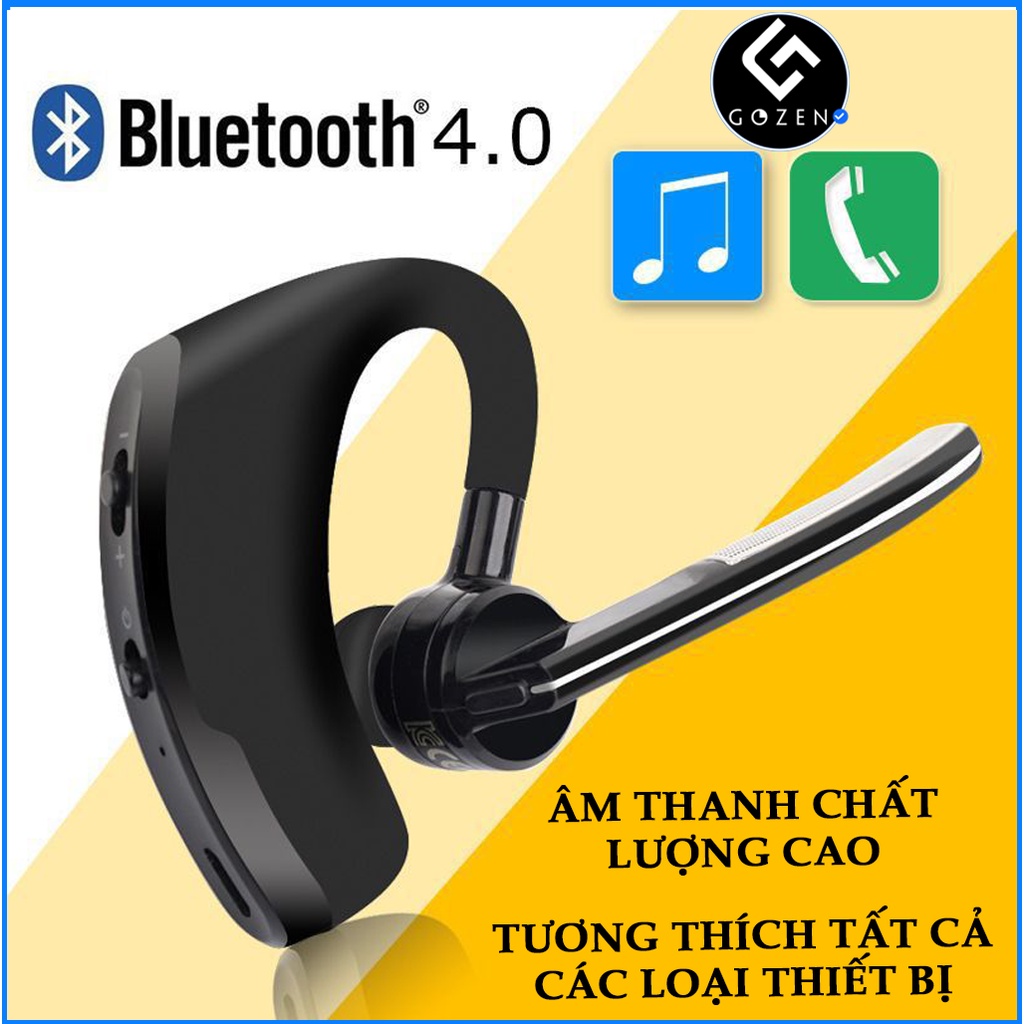 Tai nghe Bluetooth chống nước, kết nối nhanh đường truyền ổn đinh bền đẹp tương thích với tất cả dòng máy điện thoại.