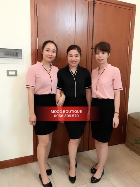 ÁO SƠ MI NỮ CỘC TAY VIỀN CỔ