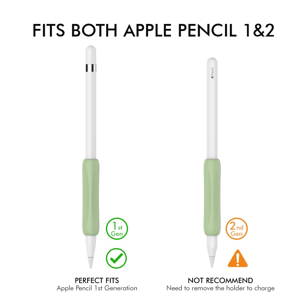 Tay Cầm Cho Apple Pencil 1,2 Tạo Cảm Giác Thao Tác Vẽ Dễ Dàng Hơn Bộ 3 Cái