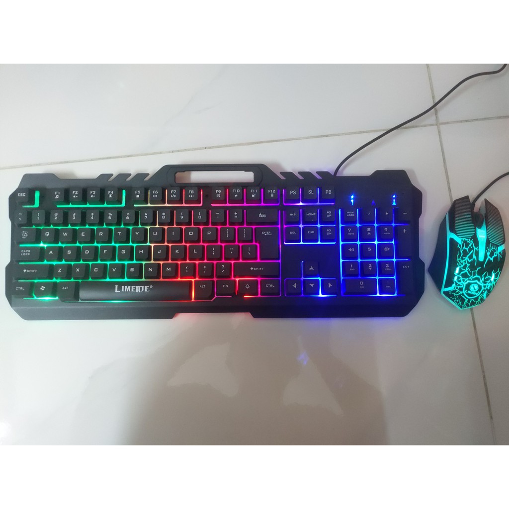 Combo Chuột và Bàn phím T21 Led RGB Gaming - Metal Storm - 30 NGÀY ĐỔI TRẢ MIỄN PHÍ