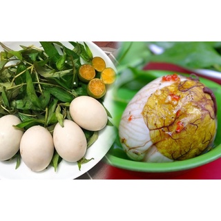 Hột vịt lộn sống mười quả