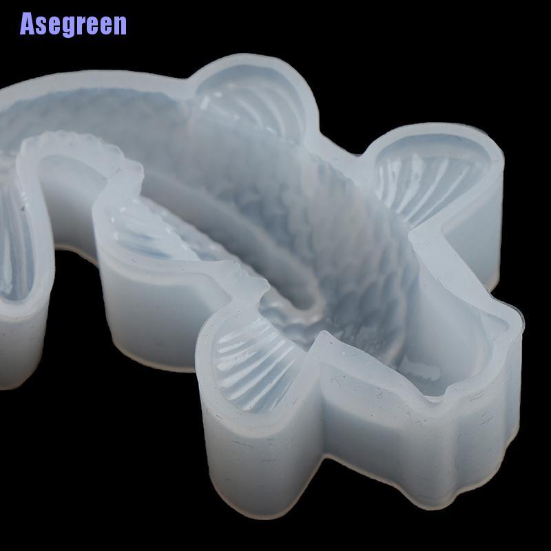 Khuôn Làm Bánh Chất Liệu Silicone Tự Làm Hình Cá Koi May Mắn 3d