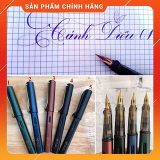 BÚT CD- C01 Cánh diều calygraphi [ NGÒI G TRẮNG - VÀNG ]