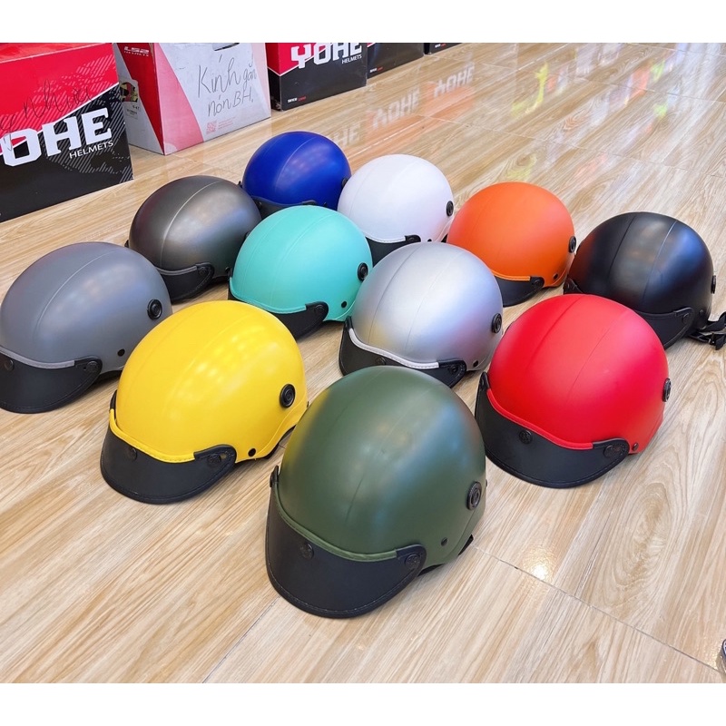 Nón Mũ Bảo Hiểm Nửa Đầu Napoli K08 Hàng Cty