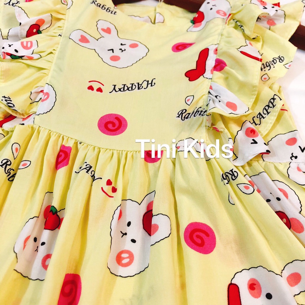 Đầm Lanh Bé Gái, Váy Lanh Mùa Hè Mặc Mát, Mềm, Mịn Cho Bé Yêu Moonykids