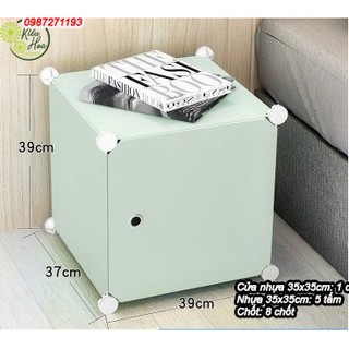 Kệ đầu giường 1 ô sâu 37cm