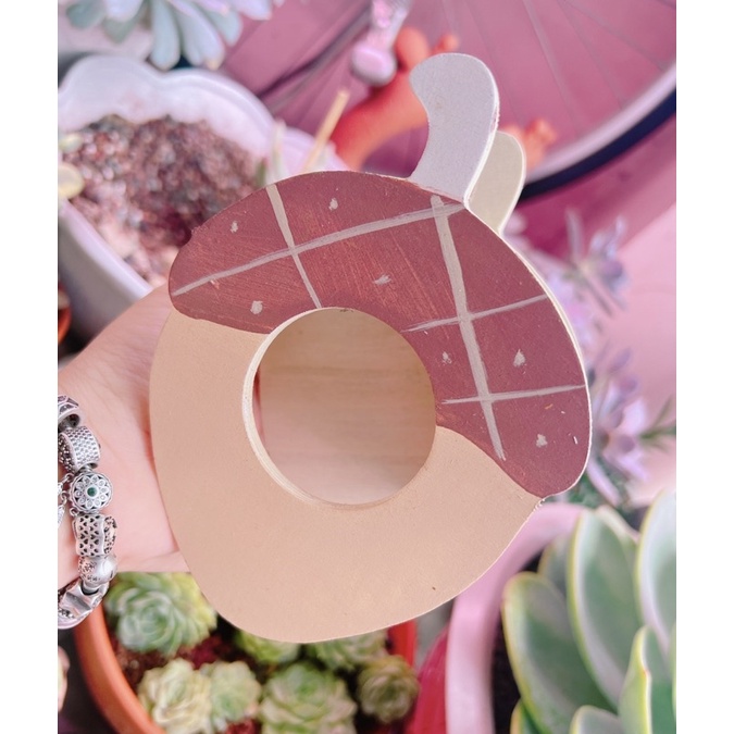 Nhà ngủ gỗ cho hamster. Nhà ngủ hạt dẻ dễ thương