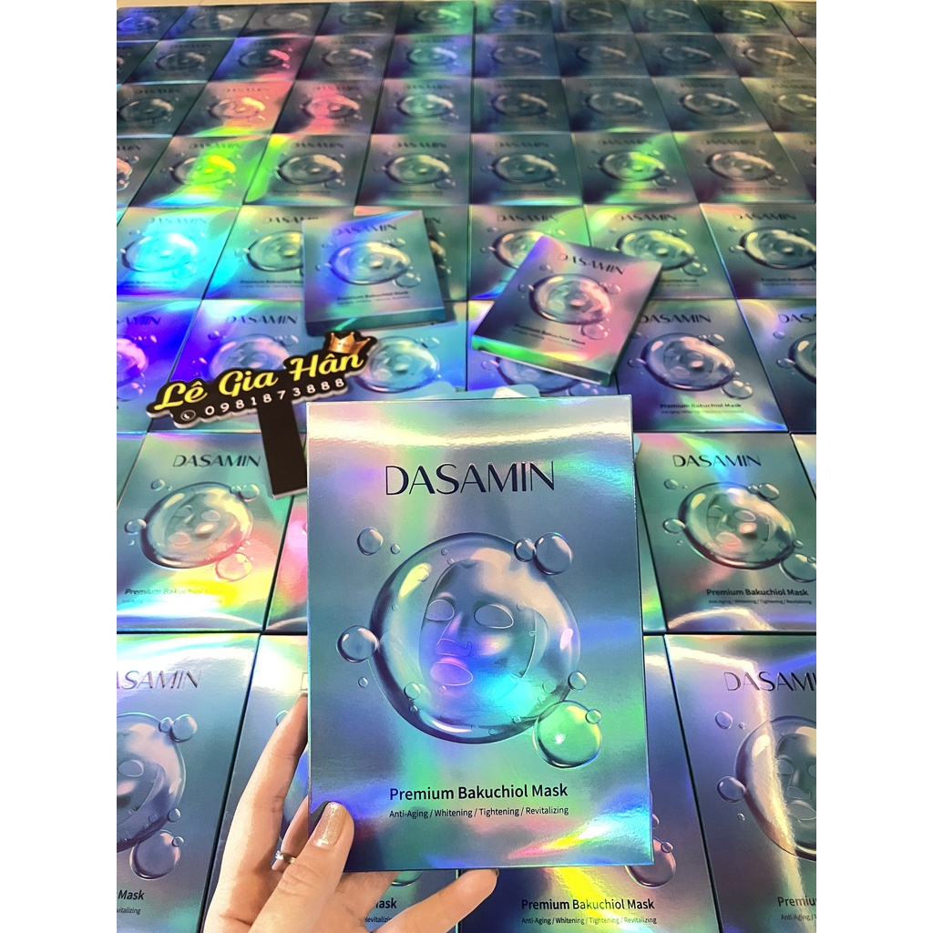 Mặt nạ Dasamin, dưỡng trắng, cấp ẩm, trẻ hóa da Hân Korea