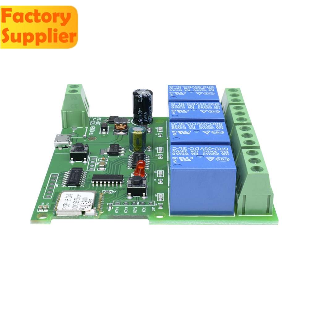 Rơ Le Công Tắc Điều Khiển Từ Xa 10a Dc 5v 4ch 4 Kênh Cho Android Ios 4 Way Module | BigBuy360 - bigbuy360.vn