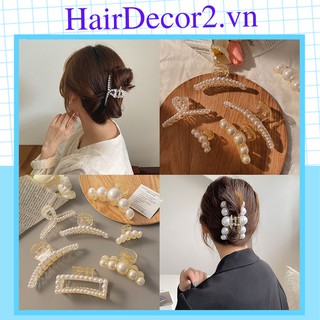 Kẹp tóc đính ngọc trai long lanh phong cách Hàn Quốc sành điệu cho nữ hairdecor