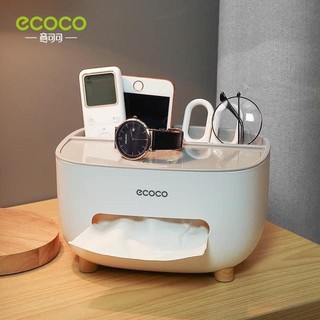 Hộp đựng giấy ăn đa năng để bàn ecoco